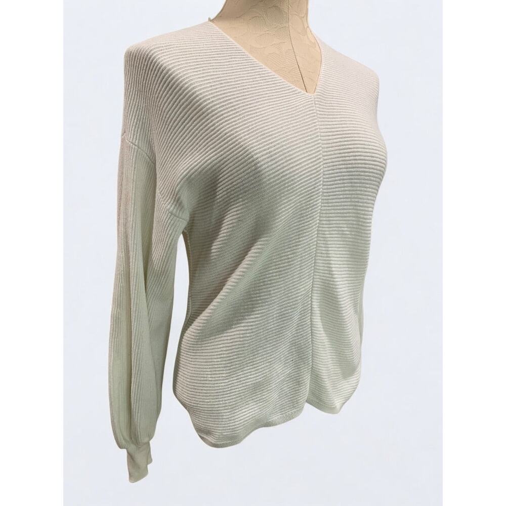 XS 1.State Womens V-Neck Lightweight Sweater Pullover